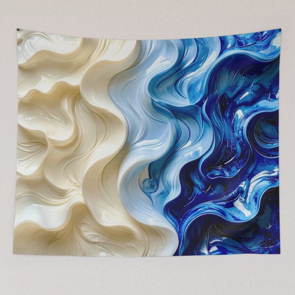 Item preview, Polished Lapis Lazuli and Alabaster Ribbon Vortex designed and sold by Vicky Brago-Mitchell®.