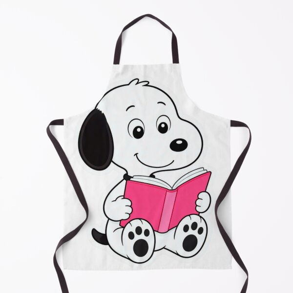 Item preview, Cute White Puppy Reading a Pink Book designed and sold by ExploreAura Studio.