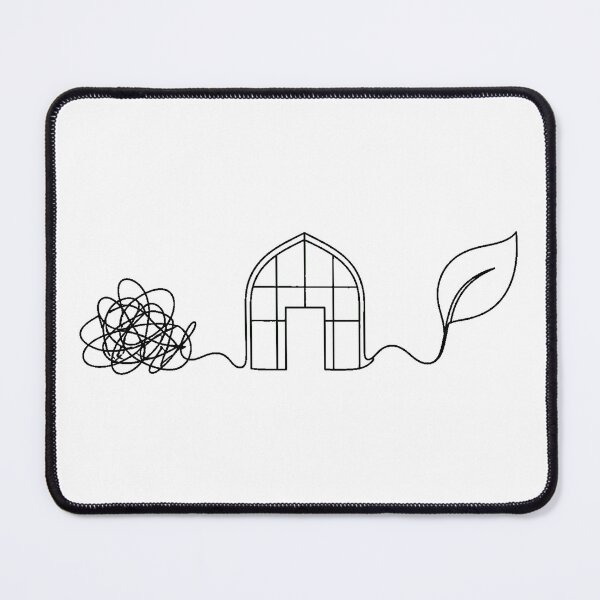 Item preview, Therapy Greenhouse Scribble Leaf Therapist Counselor designed and sold by nortowelcomics.