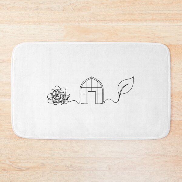 Item preview, Therapy Greenhouse Scribble Leaf Therapist Counselor designed and sold by nortowelcomics.