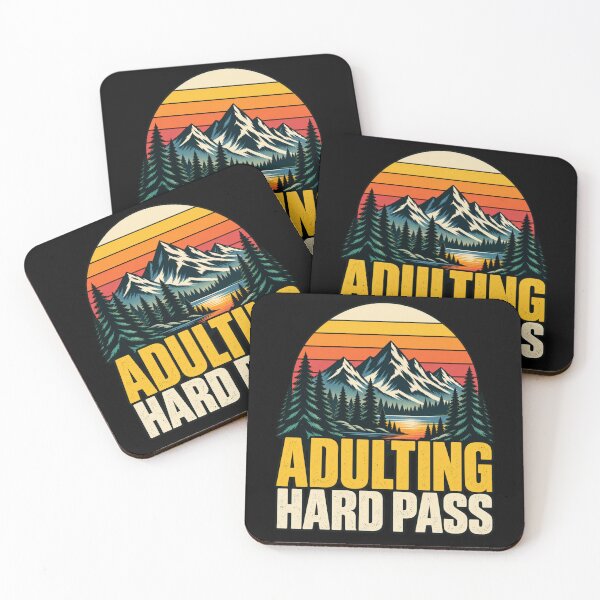 Item preview, Adulting Hard Pass Responsibility Mood Struggles T-Shirt – Funny Adulting Gift, Sarcastic Life Graphic designed and sold by Trendably.