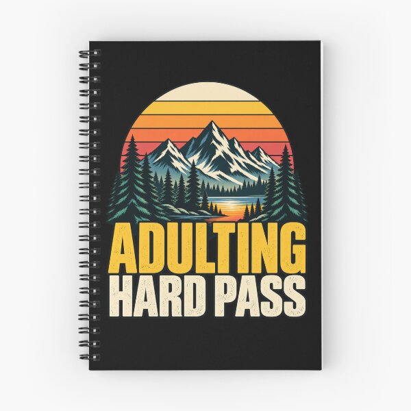 Item preview, Adulting Hard Pass Responsibility Mood Struggles T-Shirt – Funny Adulting Gift, Sarcastic Life Graphic designed and sold by Trendably.