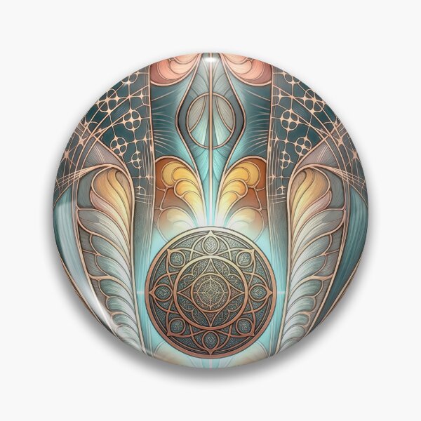 Item preview, Art Nouveau Sacred Geometry Celestial Portal designed and sold by Frackxion.