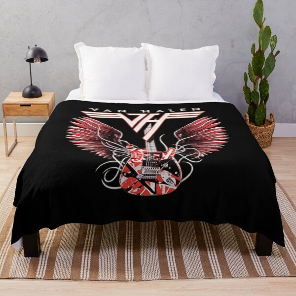 Item preview, Vans Halens VH Winged Guitar Rock Band designed and sold by ramostrangdArt.
