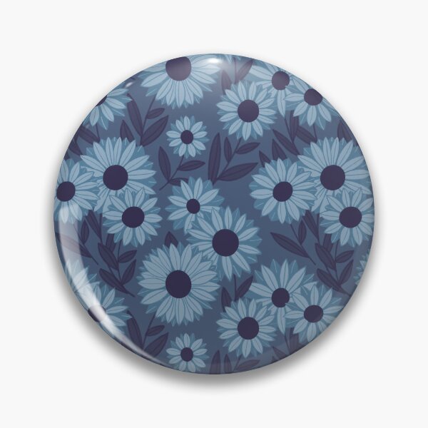 Item preview, Vintage Daisies Blue designed and sold by bonnie k thompson.