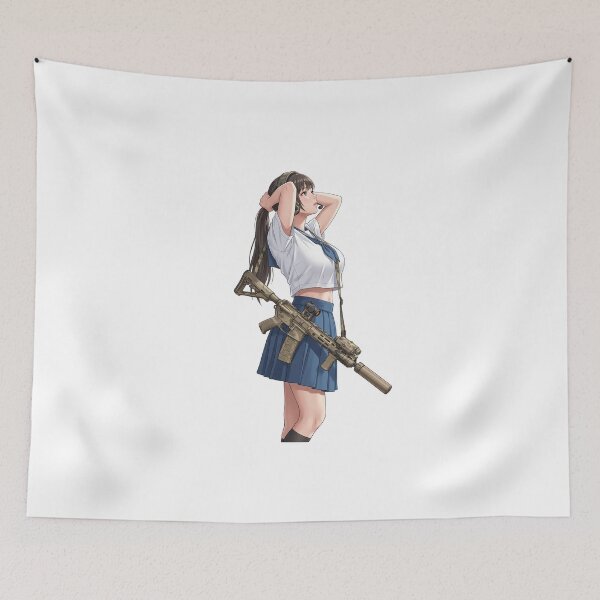 Item preview, Tactical School Girl - Anime Special Ops designed and sold by RAWLIFEGRAPHIC.
