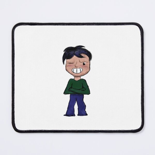 Item preview, Cute Confident Cartoon Boy – Winking Character Sticker Art designed and sold by davidmalec.