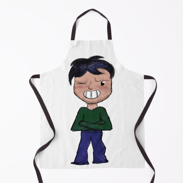 Item preview, Cute Confident Cartoon Boy – Winking Character Sticker Art designed and sold by davidmalec.