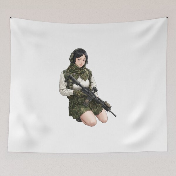 Item preview, Tactical School Girl - Anime Special Ops designed and sold by RAWLIFEGRAPHIC.