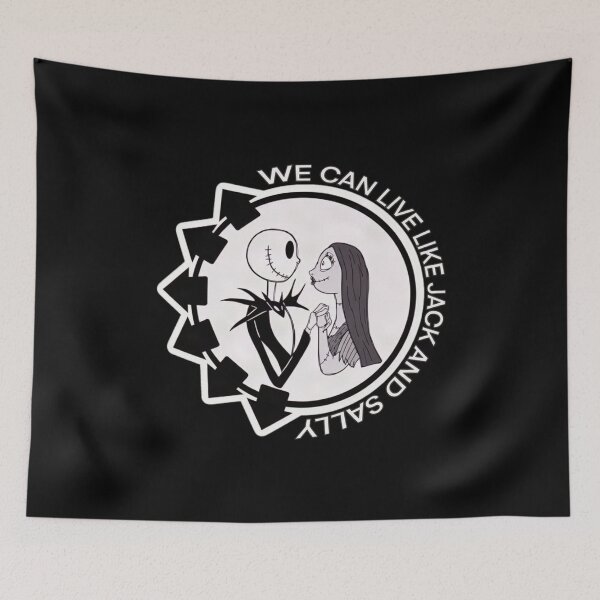 Item preview, We Cans Lives Like Jack and Sally Couple designed and sold by ramostrangdArt.