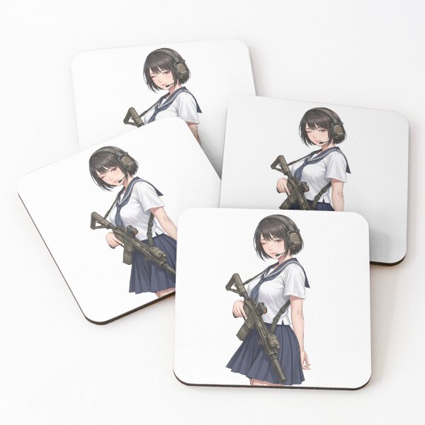 Item preview, Tactical School Girl - Anime Special Ops designed and sold by RAWLIFEGRAPHIC.