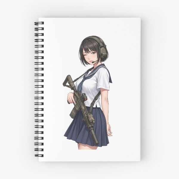 Item preview, Tactical School Girl - Anime Special Ops designed and sold by RAWLIFEGRAPHIC.
