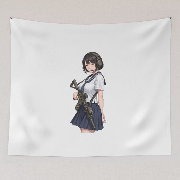 Item preview, Tactical School Girl - Anime Special Ops designed and sold by RAWLIFEGRAPHIC.