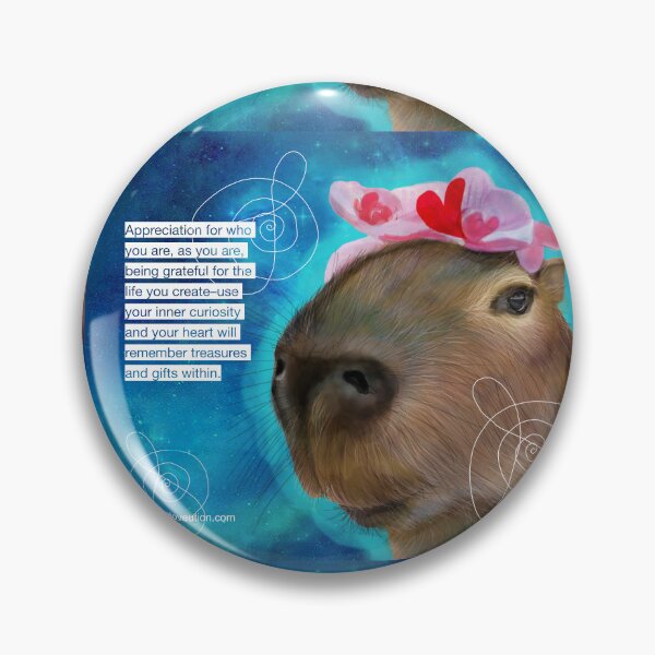 Item preview, What Love Says...Capybara illustrated message designed and sold by Jennifer R.  Cook.
