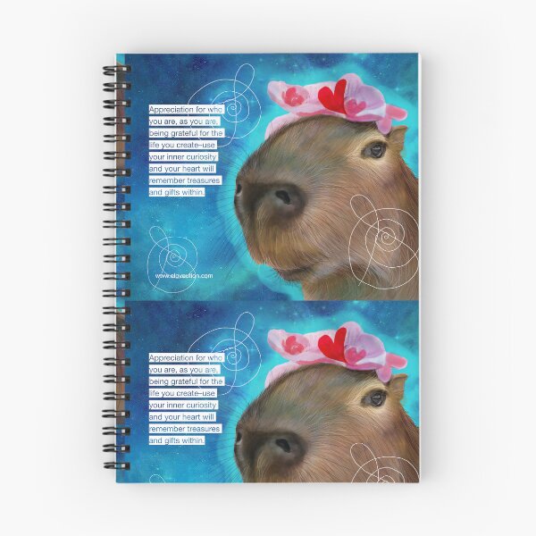 Item preview, What Love Says...Capybara illustrated message designed and sold by Jennifer R. Cook.