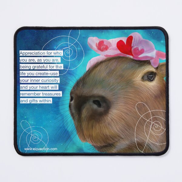 Item preview, What Love Says...Capybara illustrated message designed and sold by Jennifer R.  Cook.