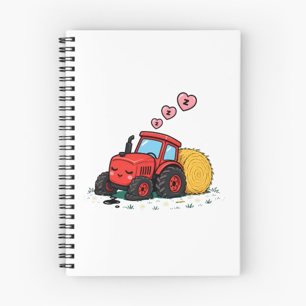 Item preview, Sleepy Tractor Dreaming Hay Bale Toddler Bedtime designed and sold by nortowelcomics.