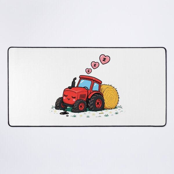Item preview, Sleepy Tractor Dreaming Hay Bale Toddler Bedtime designed and sold by nortowelcomics.