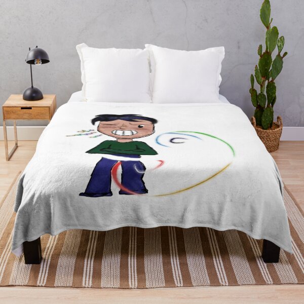 Item preview, Cute Cartoon Boy with Magic Swirl Effect – Sticker Art designed and sold by davidmalec.