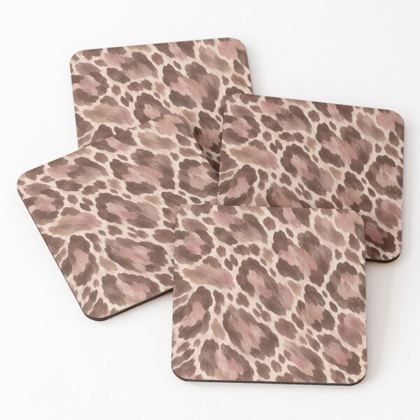 Item preview, Mocha & Blush Leopard Print – Warm Neutral Animal Pattern designed and sold by HO•Designs.