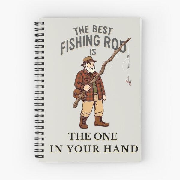 Item preview, The Best Fishing Rod Is The One In Your Hand Vintage Fishing designed and sold by Stefanrajzer.