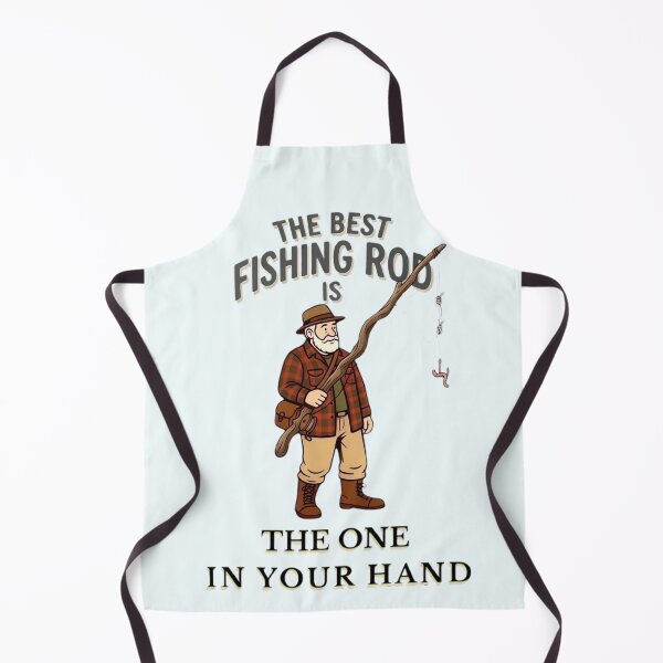 Item preview, The Best Fishing Rod Is The One In Your Hand Vintage Fishing designed and sold by Stefanrajzer.