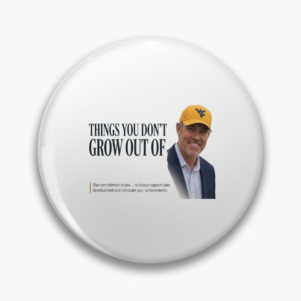 Item preview, Funny Things You Don't Grow Out Of WVU Neal Brown Meme Graphic designed and sold by Designart68.