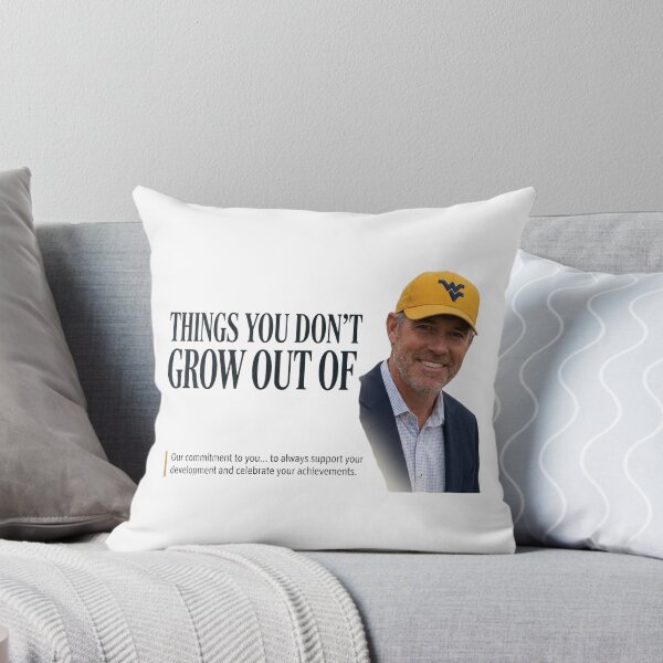 Item preview, Funny Things You Don't Grow Out Of WVU Neal Brown Meme Graphic designed and sold by Designart68.