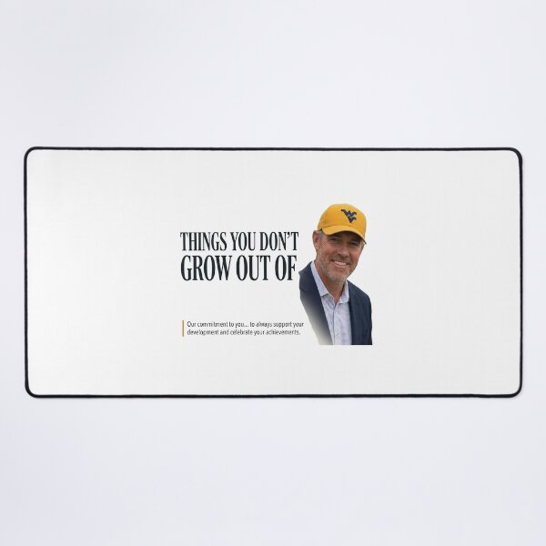 Item preview, Funny Things You Don't Grow Out Of WVU Neal Brown Meme Graphic designed and sold by Designart68.
