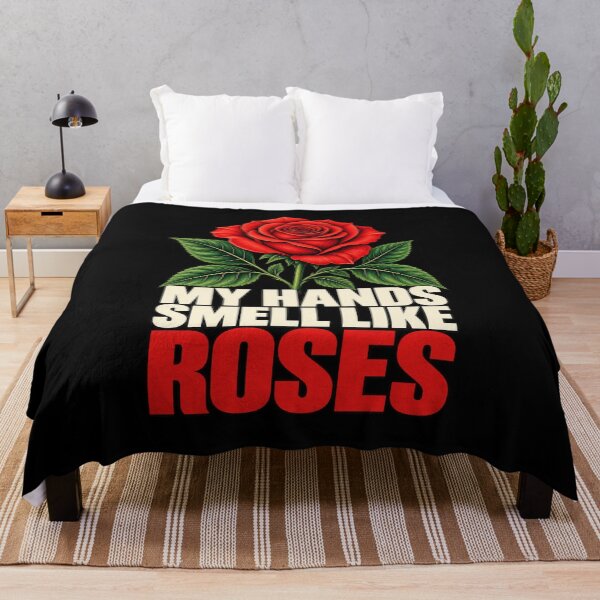 Item preview, My Hands Smell Like Roses Flower Arranger Florist Floristry T-Shirt – Funny Florist Gift, Floral Graphic designed and sold by Trendably.