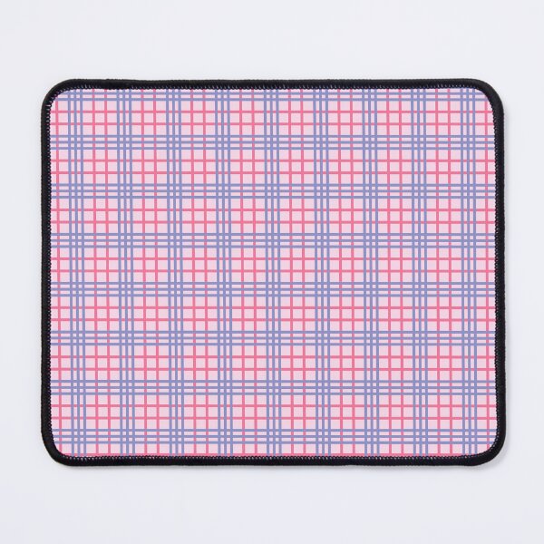 Item preview, Coquette Aesthetic Soft Blue and Bubblegum Pink Gingham | Y2K Preppy Minimalist Tartan Grid in Pink and Periwinkle | Sweet Pink and Periwinkle Blue Windowpane Checkered designed and sold by VivaFy.