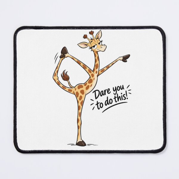 Item preview, Yoga Giraffe Doing Balance Pose designed and sold by Snurly.