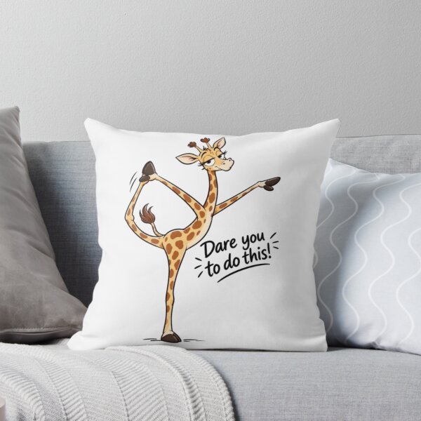 Item preview, Yoga Giraffe Doing Balance Pose designed and sold by Snurly.