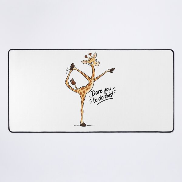 Item preview, Yoga Giraffe Doing Balance Pose designed and sold by Snurly.