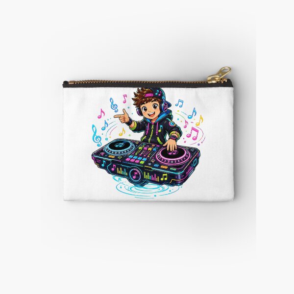 Item preview, Neon DJ Kid – Music Party - Turn the music up! designed and sold by Nubian Style.