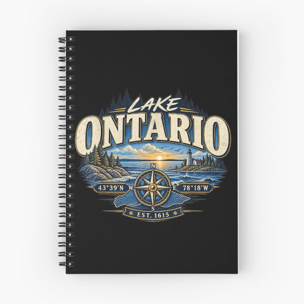 Item preview, Lake Ontario EST 1615 Retro Vintage Stripe for Men Women designed and sold by Nannythenimfa.