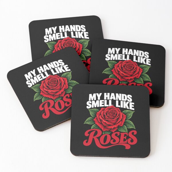 Item preview, My Hands Smell Like Roses Funny Gardening Florist designed and sold by clothesy7.