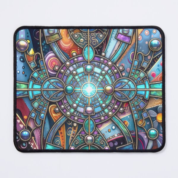 Item preview, Psychedelic Sacred Geometry Steampunk Mandala designed and sold by Frackxion.