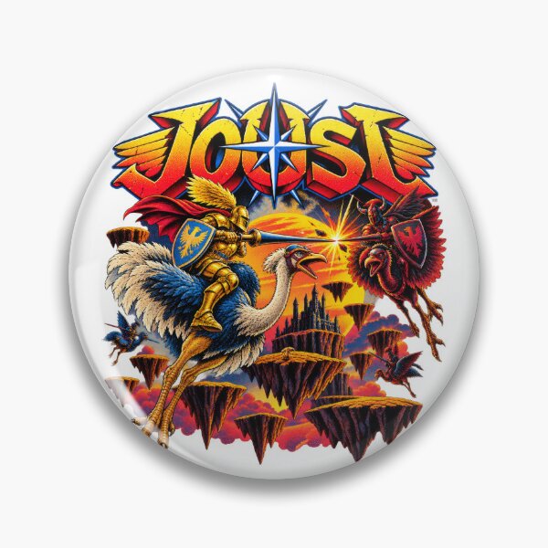 Item preview, Joust – Knights of the Arcade Skies designed and sold by DopeyRobot.