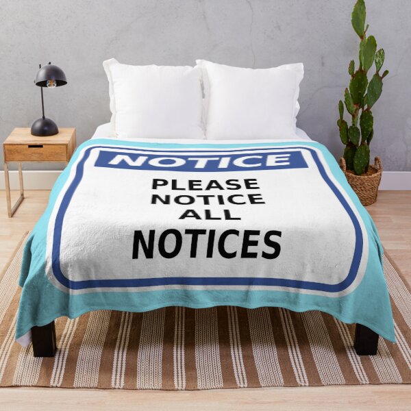 Item preview, Notice: Please Notice All Notice designed and sold by Karate Octopus.