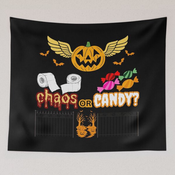 Item preview, Chaos or Candy? Halloween Pumpkin designed and sold by nwinspire.