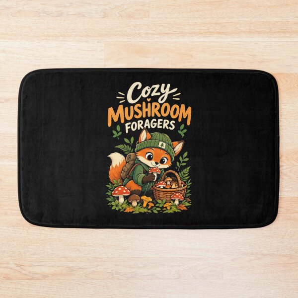 Item preview, Cozy Mushroom Forager Fox Mushroom Hunting Cottagecore Gift designed and sold by DeliqBrands.