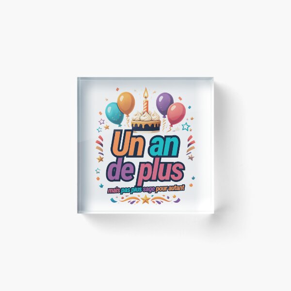 Item preview, One Year Older, But Not Wiser designed and sold by bonnes-fetes.