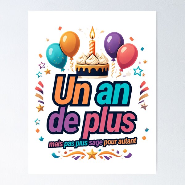 Item preview, One Year Older, But Not Wiser designed and sold by bonnes-fetes.