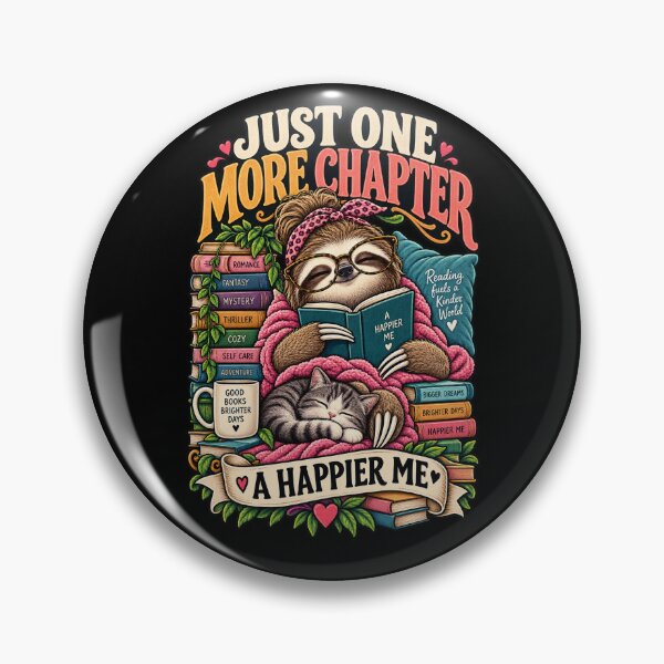 Item preview, Just One More Chapter Funny Sloth Book Lover designed and sold by Ridaelb.