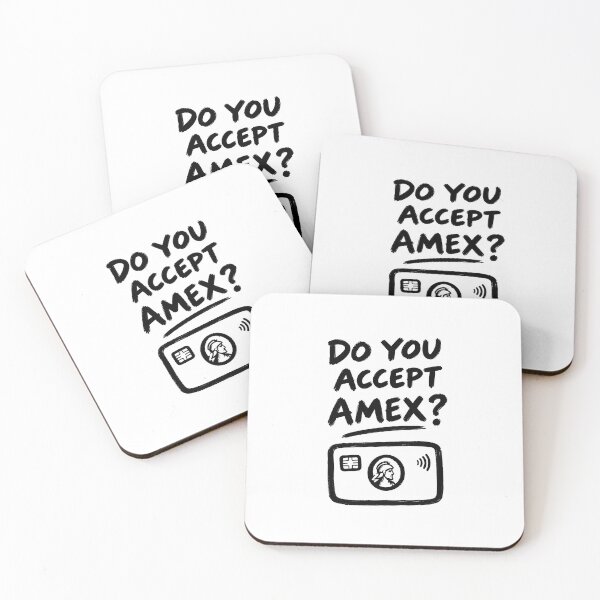 Item preview, DO YOU ACCEPT AMEX designed and sold by FOOTANDGAME.