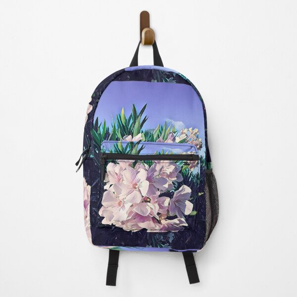 Item preview, Pastel Pink Oleander Flowers Graphic Botanical Art designed and sold by BalkanBloomArt.