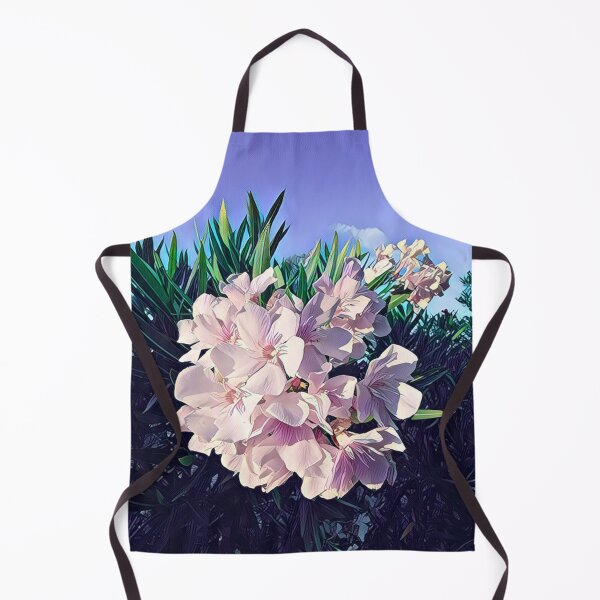 Item preview, Pastel Pink Oleander Flowers Graphic Botanical Art designed and sold by BalkanBloomArt.