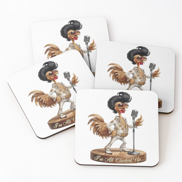 Item preview, I’m All Clucked Up – Funny Rock & Roll Rooster T-Shirt designed and sold by Classic Chaos Creations.