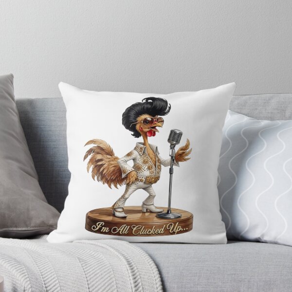 Item preview, I’m All Clucked Up – Funny Rock & Roll Rooster T-Shirt designed and sold by Classic Chaos Creations.
